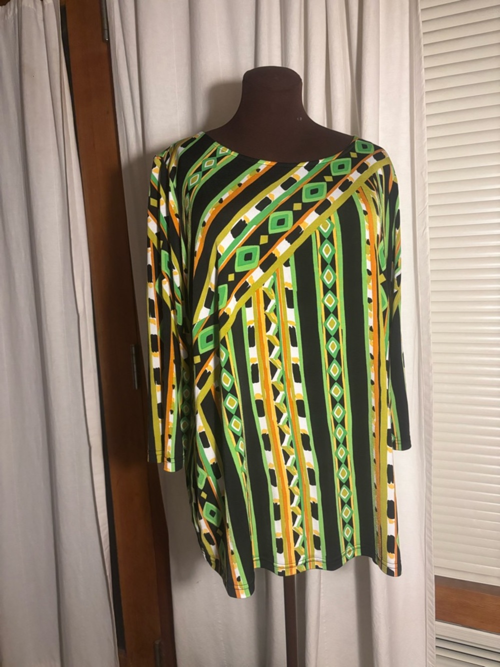 Bob Mackie Wearable Art Tunic-1X